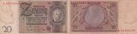 Allemagne  20 Reichsmark - Werner Von Siemens - 1929 - Série A TTB