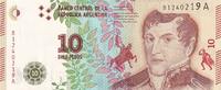 Argentine 10 pesos 10 Pesos Manuel Belgrano - Création de la Bandera - 2016 - Série A -