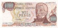 Argentine 1000 pesos 1000 Pesos - Gen. San Martin - ND (1979-1980) - Série F -