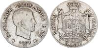 Royaume de Napoléon 5 lire 5 lire Napoléon I - 1808 M Milan - Argent -