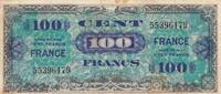 France 100 francs 100 Francs - Impr. américaine (drapeau) - 1944 - Sans série - Num 55396179 -