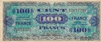 France 100 francs 100 Francs - Impr. américaine (drapeau) - 1944 - Sans série - Num 72657330 -