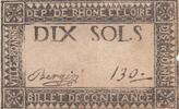 France 10 sols 10 sols - 1791 - Département du Rhone - Roanne -