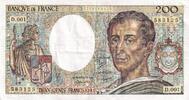 France 200 francs 200 Francs - Montesquieu - 1981 - Série D.001 -