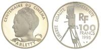 France 100 francs 100 Francs Arletty - Centenaire du Cinéma - 1995 -