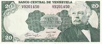 Venezuela 1987 20 Bolivares - José Antonio Paez - 07-07-1987 - Lettre V NEUF