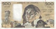 France 500 francs 500 francs - Pascal - 07-06-1979 - Série Z.102 -