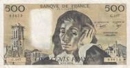 France 500 francs 500 francs - Pascal - 07-06-1979 - Série E.107 -