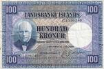 Islande  100 Kronur J. Sigurdsson - Moutons - 1943 - C1.250.540 TTB