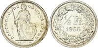 Suisse 1/2 franc 1/2 Franc Helvetia - 1965 - B Bern - Argent -