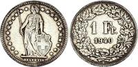 Suisse 1 franc 1 Franc Helvetia - 1940 - B Bern - Argent -