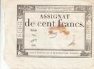 France 100 francs 100 Francs - 18 Nivose An III - (07.01.1795) - Sign. Vienoz - Série 722 -