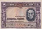 Espagne 50 pesetas 50 Pesetas - Santiago Ramon y Cajal - 1935 - SUP - P.88 -