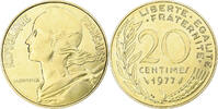 France 20 centimes 20 Centimes Marianne - 1977 - Issu de Coffret -