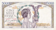 France 5000 francs 5000 Francs Victoire - 10-12-1942 Série D.924 -