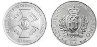 Saint-Marin 10 euros 100 ans de l'Ordre équestre Sainte Agathe - 10 Euros Argent 2023 -