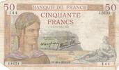 France 50 francs 50 Francs Cérès - 28-04-1938 - Série J.8131 -