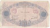 France 500 francs 500 Francs Rose et Bleu - 08-07-1926 - Série X.800 -