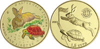 Grèce 1,5 euros 1,5 Euros Couleur 2024 - Le Lièvre et la Tortue (fable d'Esope) -