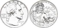USA 1/4 Dollar 1/4 Dollar - Celia Cruz - Washington quarter - D Denver - 2024 -