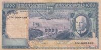 Angola 1000 escudos 1000 Escudos - A. Tomas - barrage - 10-06-1970 - Série 55aA -