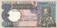 Angola 1000 escudos 1000 Escudos - L. de Camoes - Cascade - 10-06-1973 - Série AW -