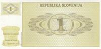 Slovénie 1 tolar 1 Tolar - Montagne - 1990 - Série AA -