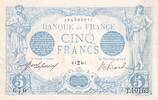 France 5 francs 5 Francs - Bleu - 04-02-1916 - Série T.10163 -