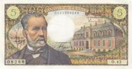 France 5 francs 5 Francs Pasteur - 04-11-1966 - Série O.45 -