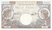 France 1000 francs 1000 Francs - Commerce et Industrie - 28-11-1940 - Série E.655 -