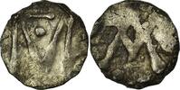 France denier Denier au M - Marseille - 730-740 - Argent -