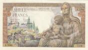 France 1000 francs 1000 Francs - Déesse Déméter - 29-04-1943 - Série E.5060 -