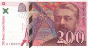 France 200 francs 200 Francs - Gustave Eiffel - Tour Eiffel - 1996 - Série N.046 -