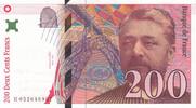France 200 francs 200 Francs - Gustave Eiffel - Tour Eiffel - 1996 - Série H.052 -