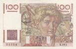 France 100 francs 100 Francs - Jeune Paysan - 01-10-1953 - Série K.561 -