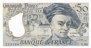France 50 francs 50 Francs - Quentin de la Tour - 1991 - Série U.63 -