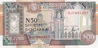 Somalie 50 n. shillings 50 N. Shillings - Homme tissant - enfants, âne - 1991 - Série BJ -