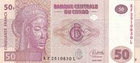 Congo (RDC) 50 francs 50 Francs - Masque - Village - 04-01-2022 - Série KF -