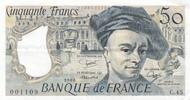 France 50 francs 50 Francs - Quentin de la Tour - 1986 - Série C.45 -