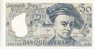 France 50 francs 50 Francs - Quentin de la Tour - 1991 - Série M.64 -