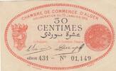 Algérie 50 centimes 50 Centimes - Chambre de commerce d'Alger - 13-01-1915 - Série 431 -