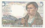 France 5 francs 5 Francs - Berger - 23-12-1943 - Série B.111 -