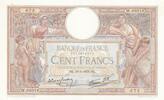 France 100 francs 100 Francs - Luc Olivier Merson - 19-05-1939 - Série W.66918 -
