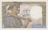 France 10 francs 10 Francs - Mineur - 13-01-1944 - Série A.62 -