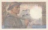 France 10 francs 10 Francs - Mineur - 09-01-1947 - Série W.131 -