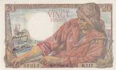 France 20 francs 20 Francs - Pêcheur - 10-02-1944 - Série B.117 -