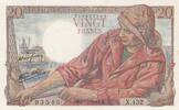 France 20 francs 20 Francs - Pêcheur - 17-05-1944 - Série X.132 -