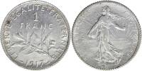 France 1 franc 1 Franc - Semeuse - 1917 - Argent -