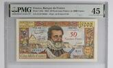 France 50 nf sur 5000 francs 50 NF sur 5000 Francs - Henri IV - 30-10-1958 - Série K.93 - PMG 45 -