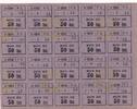 France 1914-1918 Planche 50 cent x 20 ex - Prisonniers de guerre - 14ème région - Lyon - Première Guerre Mondiale SPL